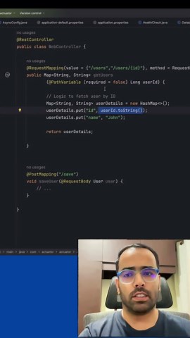 Aman Sahni on Instagram: "PathVariable Annotation in Spring Boot indicates that a method argument is bound to a URI template variable. #programming #programmer #python #webdeveloper #javascript #webdevelopment #java #programmers #code #developer #php #technology #codinglife #computerscience #tech #coder #programmingmemes #softwaredeveloper #linux #computer #geek #development #softwareengineer #hacking #html #coders #css #webdesign #coderlife #cybersecurity"