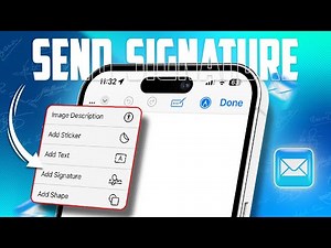 How to Send Signature on Email on iPhone | Add Email Signature on iPhone Mail App