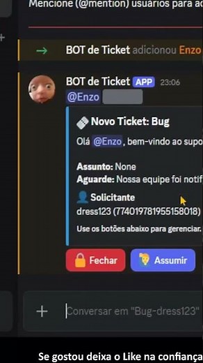 How to create a ticket bot on Discord #Discord #Tutorial