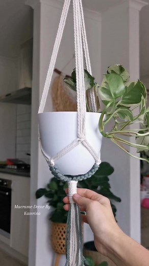 DIY 3 Tier Macrame Plant Hanger Tutorial