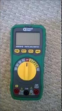 Contactless Voltage Detection - MS8301B Multimeter