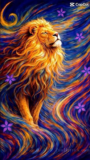 I Got Faith! Peaceful Lion of Judah paintings 🌸 by Pam Herrick
