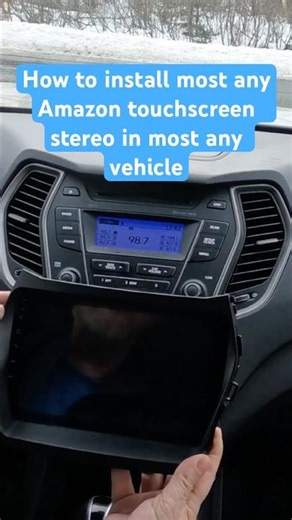 Install most any Amazon touchscreen stereo in any vehicle