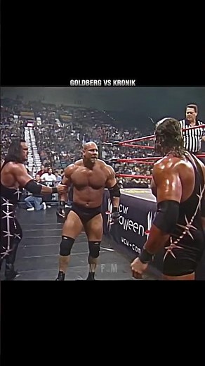 Goldberg vs. KroniK 🔥⚡🥶| 2-on-1 Handicap Match 😈| WCW Halloween Havoc 2000 🥵 Edit