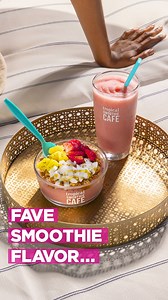 Strawberry, pineapple & coconut – this is what Bahama Mama™ dreams are made of. Your fave smoothie flavor, now by the spoonful 北 | Tropical Smoothie Cafe | Facebook