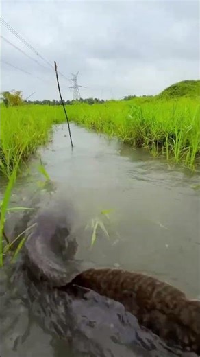 Amazing Snake Fish Catch With Hook #fishing #fish #shorts