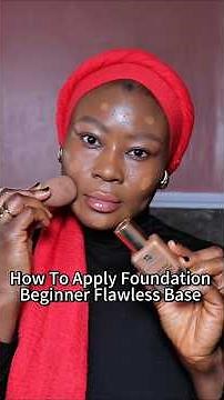 How to apply foundation for a smooth, flawless base — beginner friendly ✨