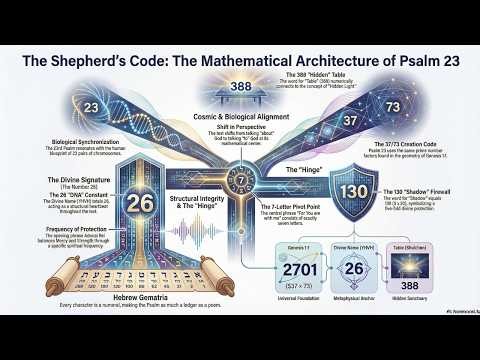 The Shepherd’s Code — Unlocking the Hidden Structure of Psalm 23 | DIVINE TRUTH OF NUMBERS