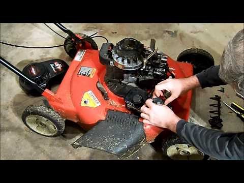 Murray push mower surging fix