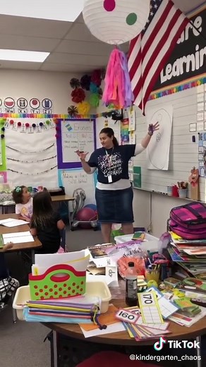 Watch us create an interactive Alphabet Anchor Chart!🤩This is the power of creating anchor charts WITH your students! 📝P.S. I have this template for student anchor charts. Just like & tell other teachers about it!💖 #kindergartenchaos #iteachk #kindergarten #scienceofreading