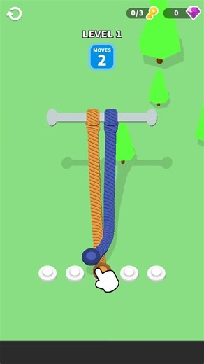 impossible || Untangle game #popus #viral #shortfeed #gameplay #viral #shorts