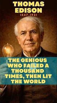 Thomas Edison: The Genius Who Failed 10,000 Times, Then Lit the World