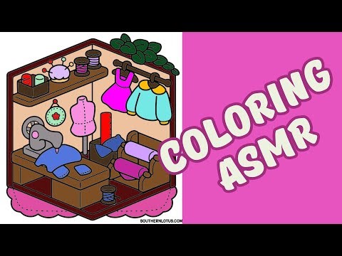 Cozy asmr video | Relaxing coloring with art markers 🧵🧶