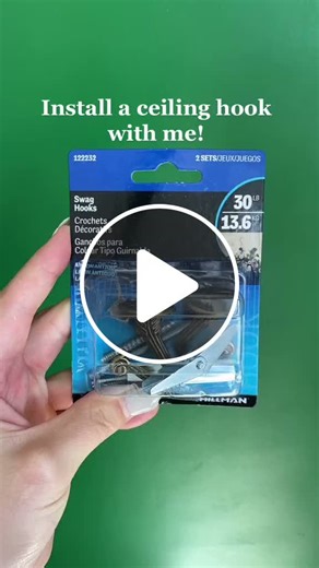 Install a ceiling hook with me. Super easy. Lmk if you have questions 😌 #planthanger #smallbusiness #macrame #handmade #plants #corn - NewsBreak