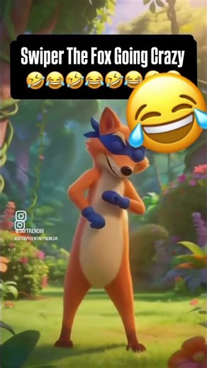 Swiper going crazy 😂 🔥 #funny #fox #swiper #shortsfeed #shortvideo #shortsviral #share
