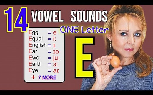 字母“E”的十四种发音规则 _ English Vowel Sound _ English Pronunciation
