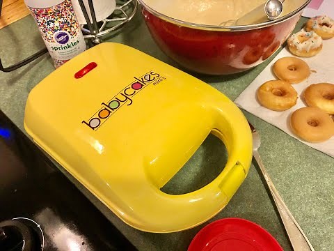 Babycakes Donut Maker, Mini UNBOXING AND REVIEW