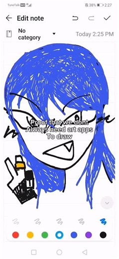 Drawing on notes app ✍️#drawing #fyp