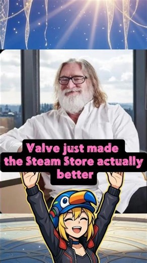 Valve updated the Steam Store for real! #gamingnews #steam #valve #pcgaming #qualityoflife #shorts