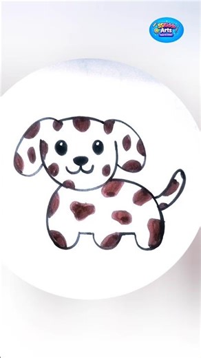 U turns into cute Dog drawing, #trending