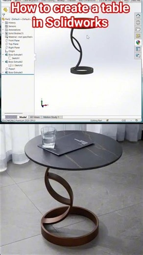 Solidworks में टेबल कैसे बनाएँ |How to create a table in Solidworks#solidworks #youtubeshorts#viral