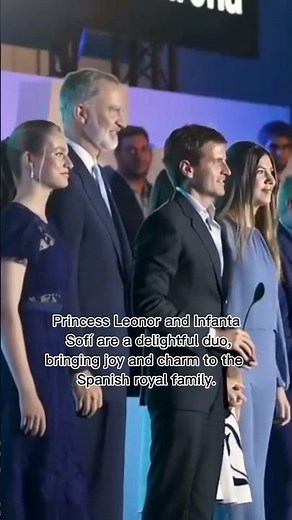 Princess Leonor and infanta Sofia are a delightful duo #leonora #shorts