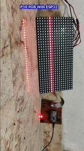 P10 RGB LED Multi Matrix Display | ESP32 P10 RGB Matrix Display | HUB75 Clock, Animation & Text