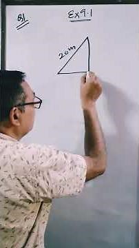 Question 1, Exercise 9.1, Chapter 9 – Some Applications of Trigonometry Class 10 NCERT Circus Artist