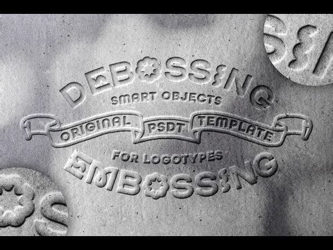 Embossing and Debossing Logo Effect Download