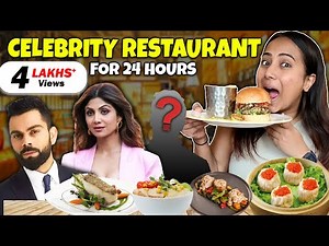 Eating at every Celebrity Restaurants for 24 Hours