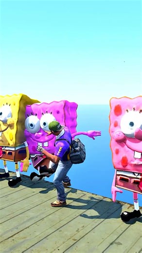 GTA 5 Epic Water Ragdolls Spiderman Jump/Fails Ep 037 #shorts