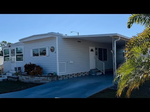 $37,900 Corner Lot | New Roof & AC | Mobile Home Tour | 603 63rd Ave W Lot E-20 Bradenton, Florida