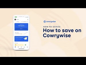 HOW TO SAVE ON COWRYWISE