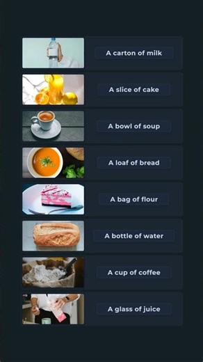 Vocabulary 102 | Containers & Quantifiers | Episode 3 🥣🥛