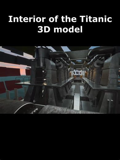 Exploring the Interior of the Titanic 3D Model