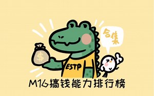 【M16人格研究所】16人格赚钱能力排行榜