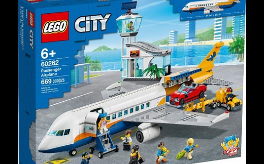 乐高 城市 60262 民航客机 速组评测