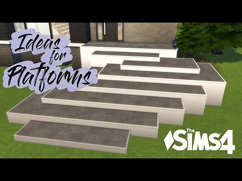 10 Ideas for Using the NEW PLATFORMS in The Sims 4 | Sims 4 Tutorial