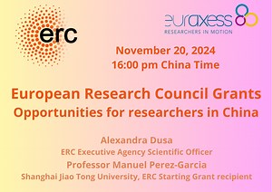 ERC Grants - Opportunities for Researchers in China