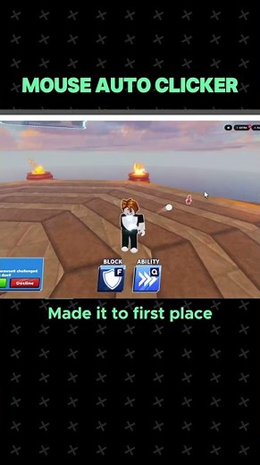 How I Use an Auto Clicker in Roblox Blade Ball #autoclicker #roblox #gaming #funny
