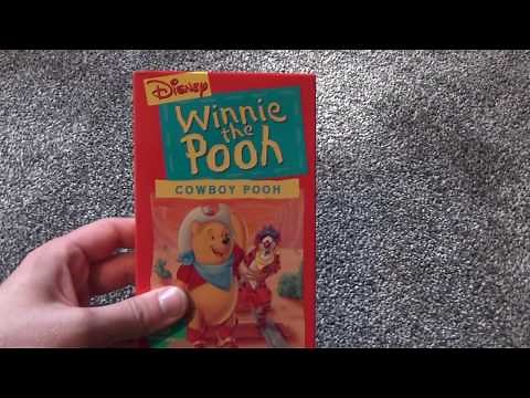 Disney's Winnie the Pooh - Cowboy Pooh VHS Tape Unboxing