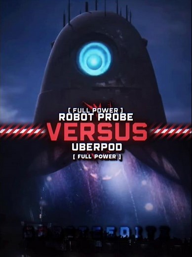 Robot Probe vs Uberpod #monstersvsaliens #waroftheworlds