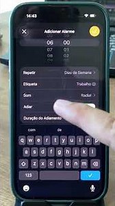 Como colocar um alarme no iPhone 17
