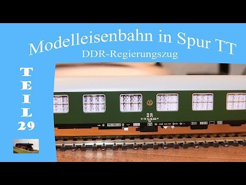 Model Railway in TT Gauge - Part 29 - GDR Government Train