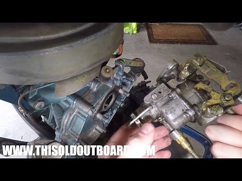 1956 Evinrude Fastwin 15 Hp Carburetor Rebuild