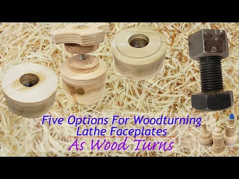 Five Options For Woodturning Lathe Faceplates