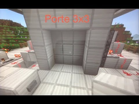 Porte 3x3 l Tuto Redstone #3 l Minecraft (FR)