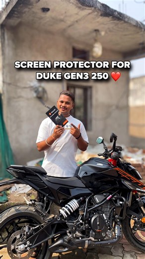 TFT meter screen protector for duke #shorts #shortvideo #ktm #ktmduke