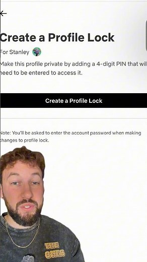 How to lock your Netflix profile