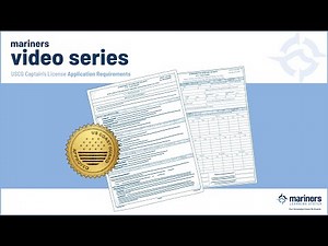 The USCG Captain's License Application Requirements